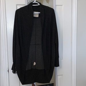 Bluenotes - grey & white salt & pepper cardigan